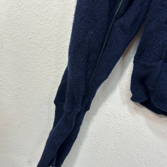 Lacoste mens sweater XS 36 BLUE vneck WOOL PREPPY EVERYDAY CASUAL ACADEMIA GATOR - Picture 4 of 12